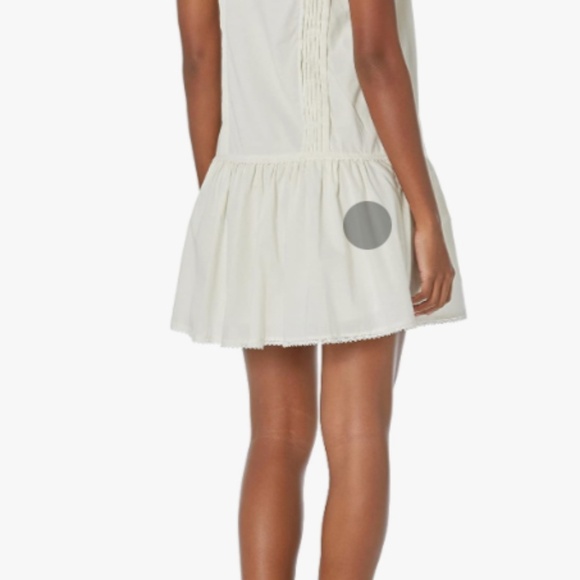 NWT Joie Trinity Pintucked Mini Dress in Porcelain - Picture 2 of 4